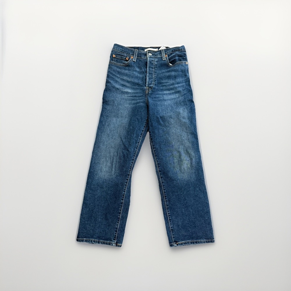 Levi's Women's Blue Rib Cage Straight  Jeans Size 29